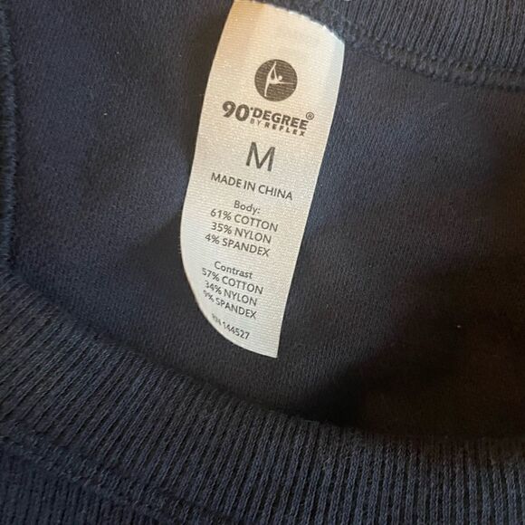 90 degree by reflex Ribbed Crop Top Tank Top Size M - Picture 2 of 4